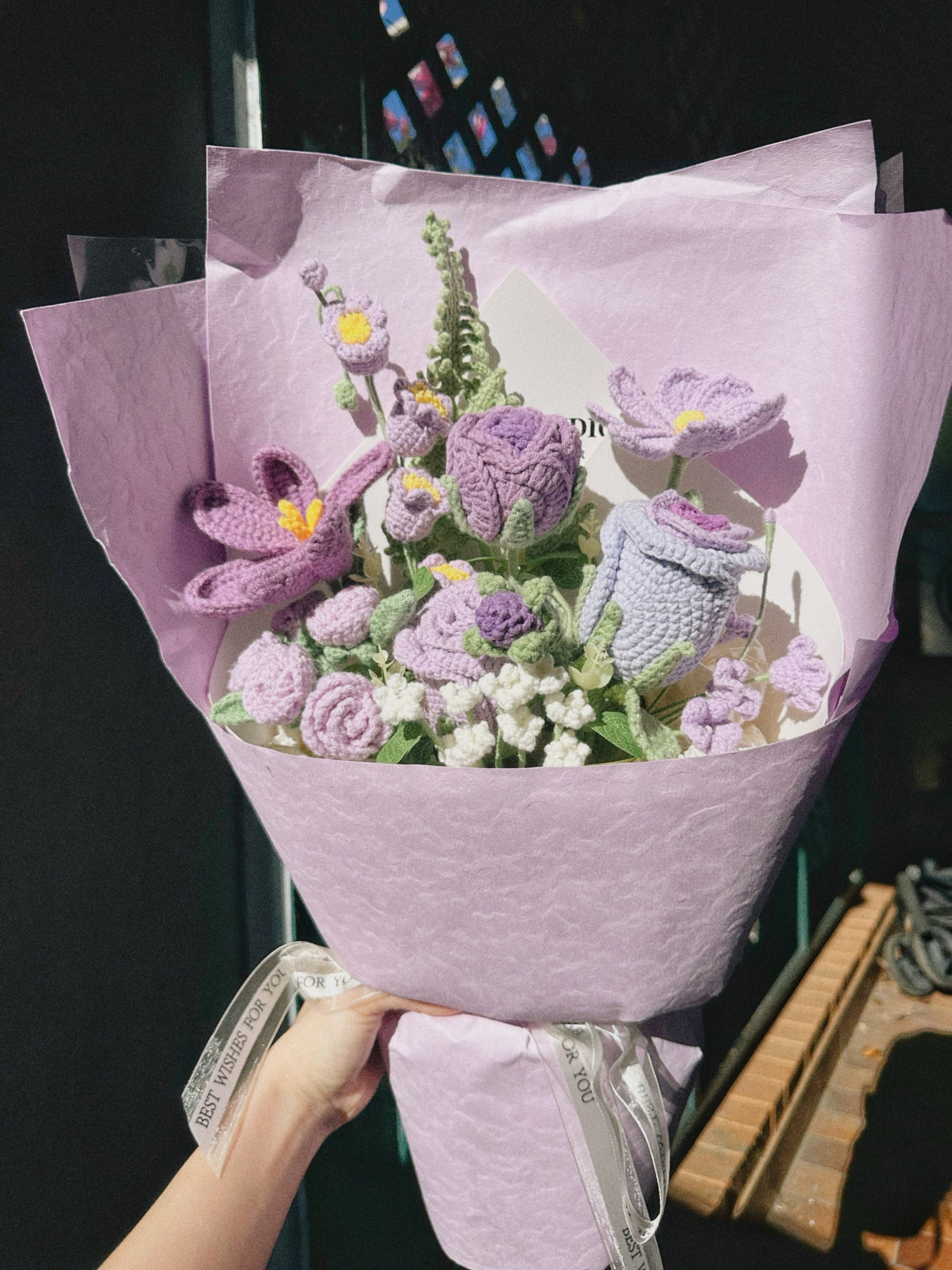 Large - Purple Bloom Bouquet photo 2