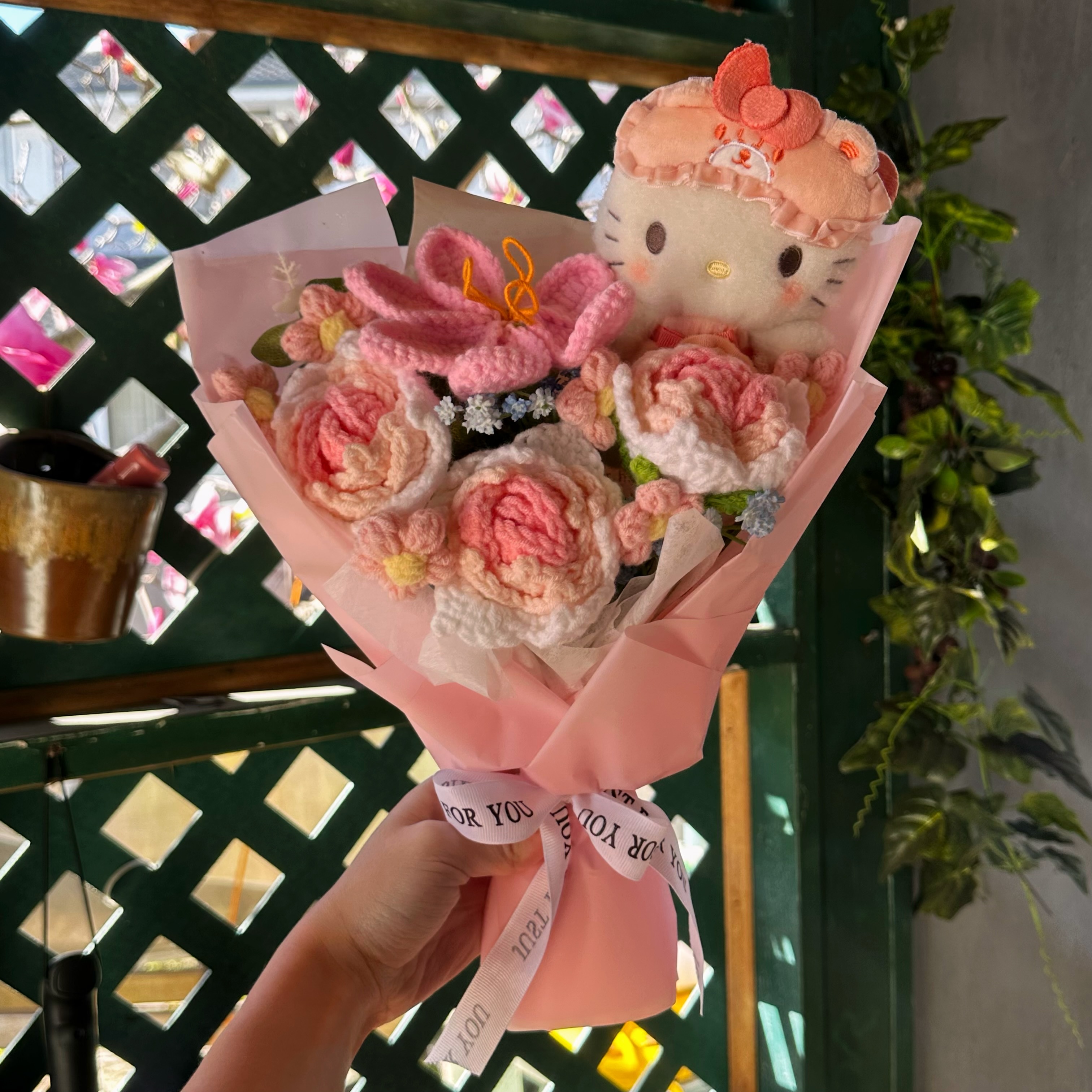 Large - Plush Hello Kitty Blossom Bouquet