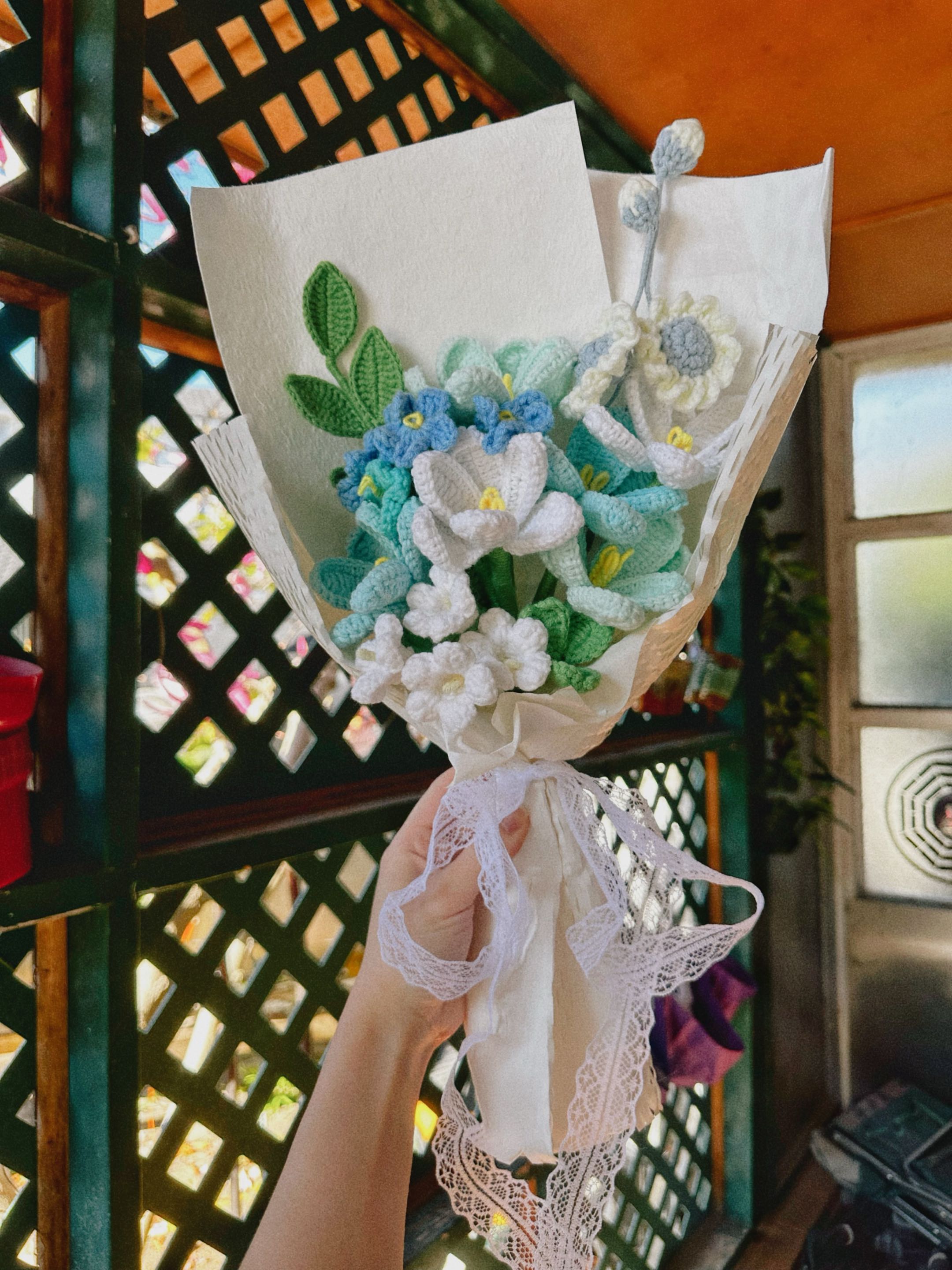 Medium - Blue Bloom Bouquet
