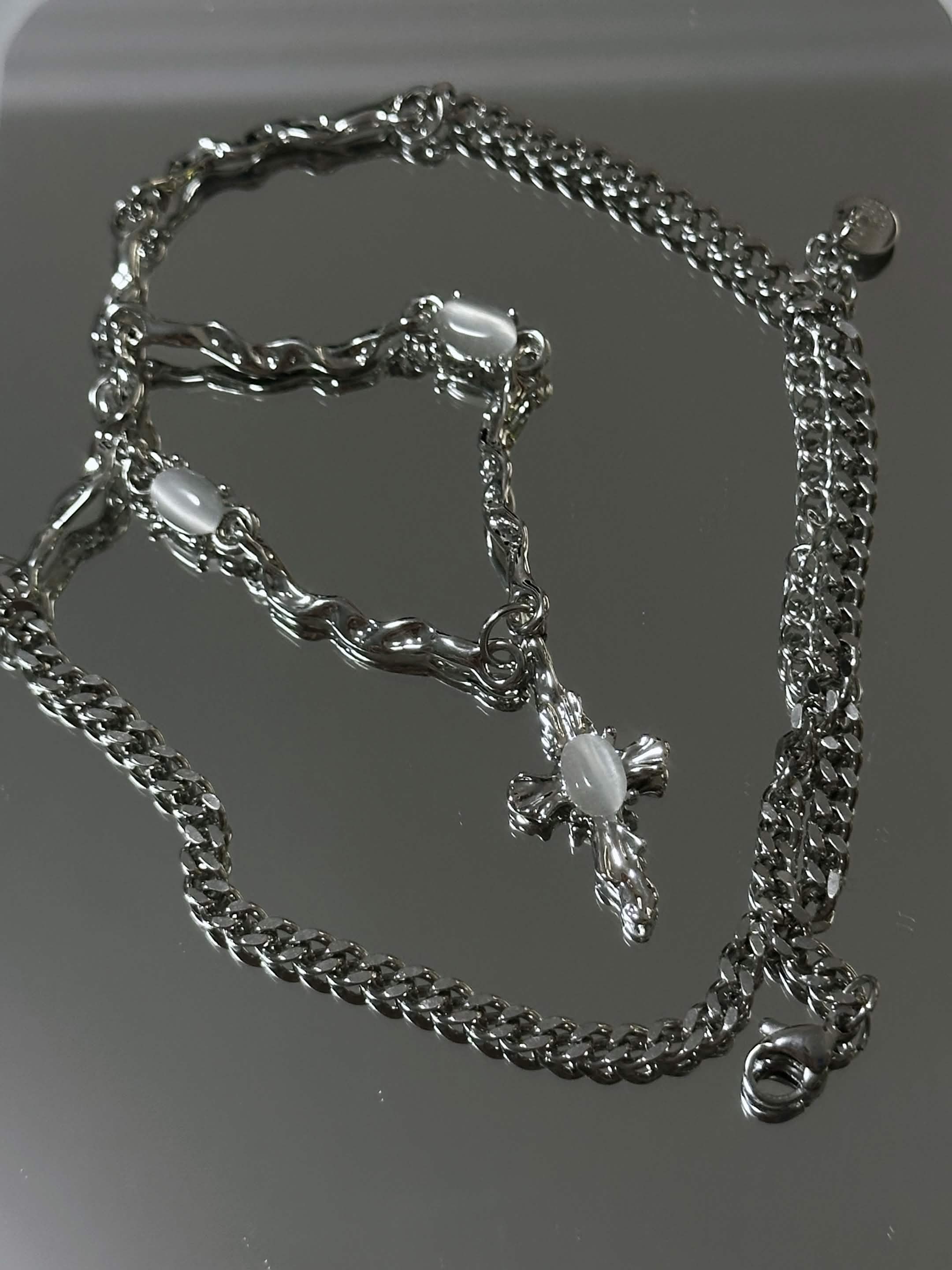 Pearl Cross Necklace